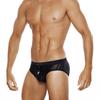 Herren-Badehose, Netzstoff, Herren-Badeanzug, freche Badebekleidung, europäische Sexy, niedrige Taille