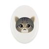 Azjatycki Tabby -Płytka Ceramiczna Nagrobna Z Grafiką I Napisem Marki Art-Dog