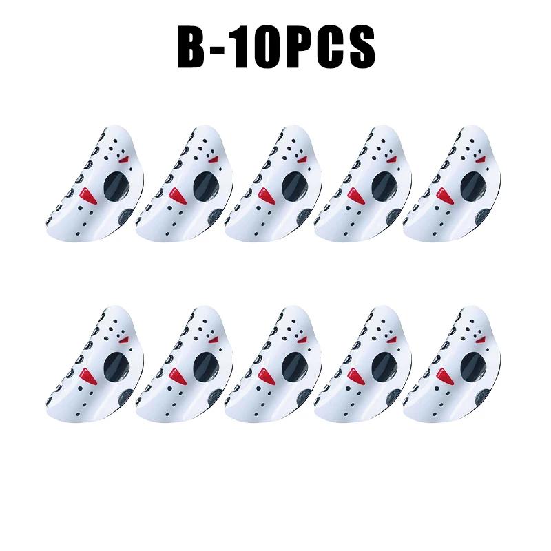 Ghost Face Halloween Claw Clips Spooky Smiley Mask Halloween Hair Accessories 3D Ghost Hair Clips Unique Fun Hair Clips