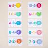 Children Montessori Math Toys Arithmetic Card Matching Games Addition Subtraction Counting Educational Cognitive Blocks for Kids