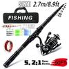 Carbon Sea Fishing Rod Set for Long Cast and Boat Fishing