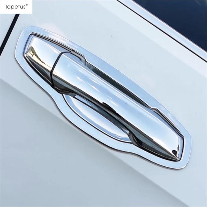 Car Outer Door Handle Bowl Frame Cover Trim For VW Volkswagen Golf 7 7.5 MK7 2014 -  ABS Chrome / Carbon Fiber Accessories