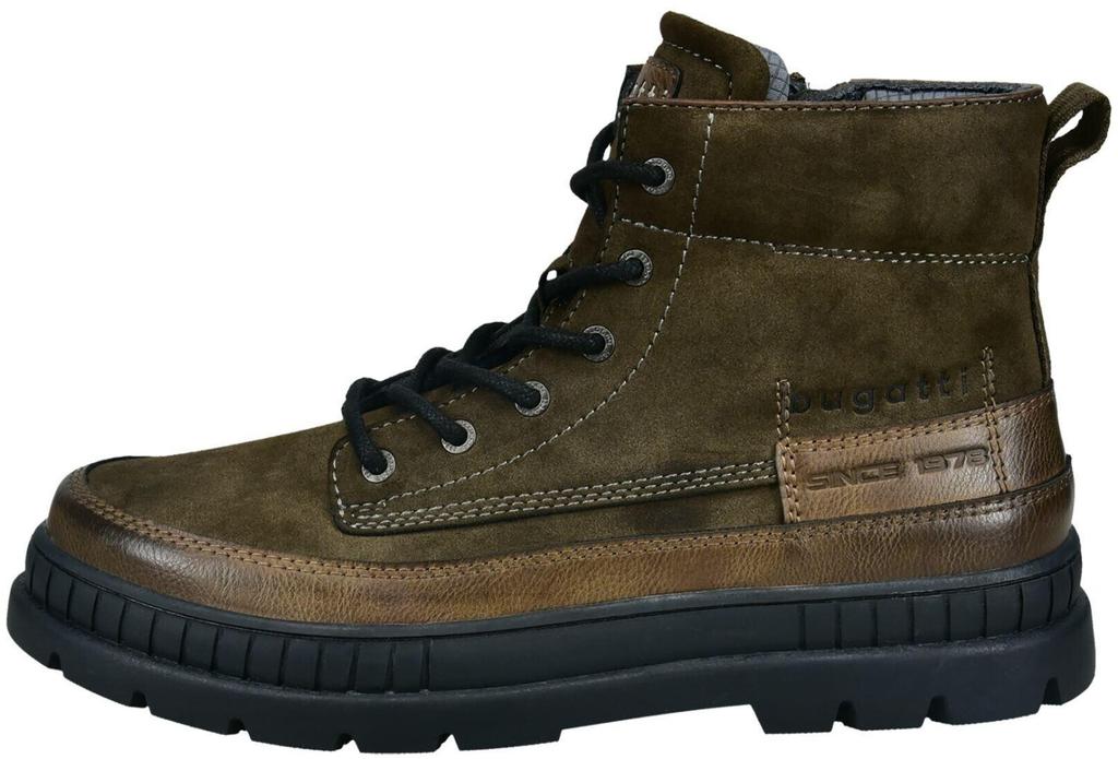 Dark Green Bugatti Pallario Comfort Boots