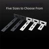 Stainless Steel L Shelf Bracket Heavy Duty Laminated Support Shelf Brackets 90 Degree Angle Floating Shelf Bracket