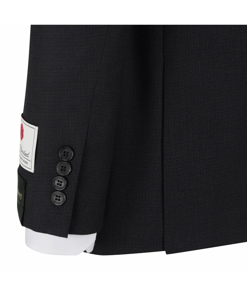 BRENTWOOD [Selection] Wool/Silk Classic Suit Jacket - Dark Navy Brfba26512Nyd