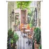 European Courtyard Tulle Sheer Curtains for Living Room Decoration Window Curtain for Bedroom Kitchen Voile Organza Drapes