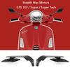 New Stealth Max Mirror Adjustable Motorcycle Side Rearview Mirrors For Vespa GTS 310 Super 2025 NEW GTS310 Super Tech Supersport