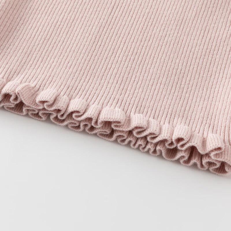 DAVE&BELLA Girls' De Velvet High-Neck Thermal Sweater