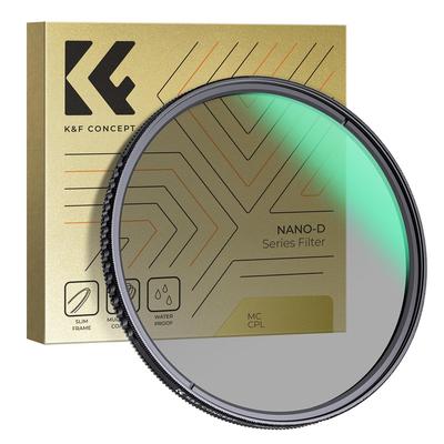 Concept 67mm CPL Filter High Transmittance Low Reflectance AGC Optical Glass PL Filter Nano Coating Circular Contrast Reflection Adjustment Circular