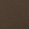 Bed Frame without Mattress Dark Brown 120 x 190 cm Fabric