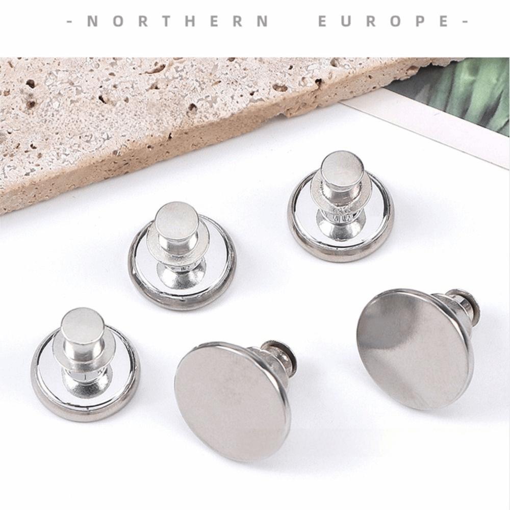 10Pairs Detachable Magnetic Button Clips Strong Magnetic Magnetic Buckle Tie-backs  Window Screen