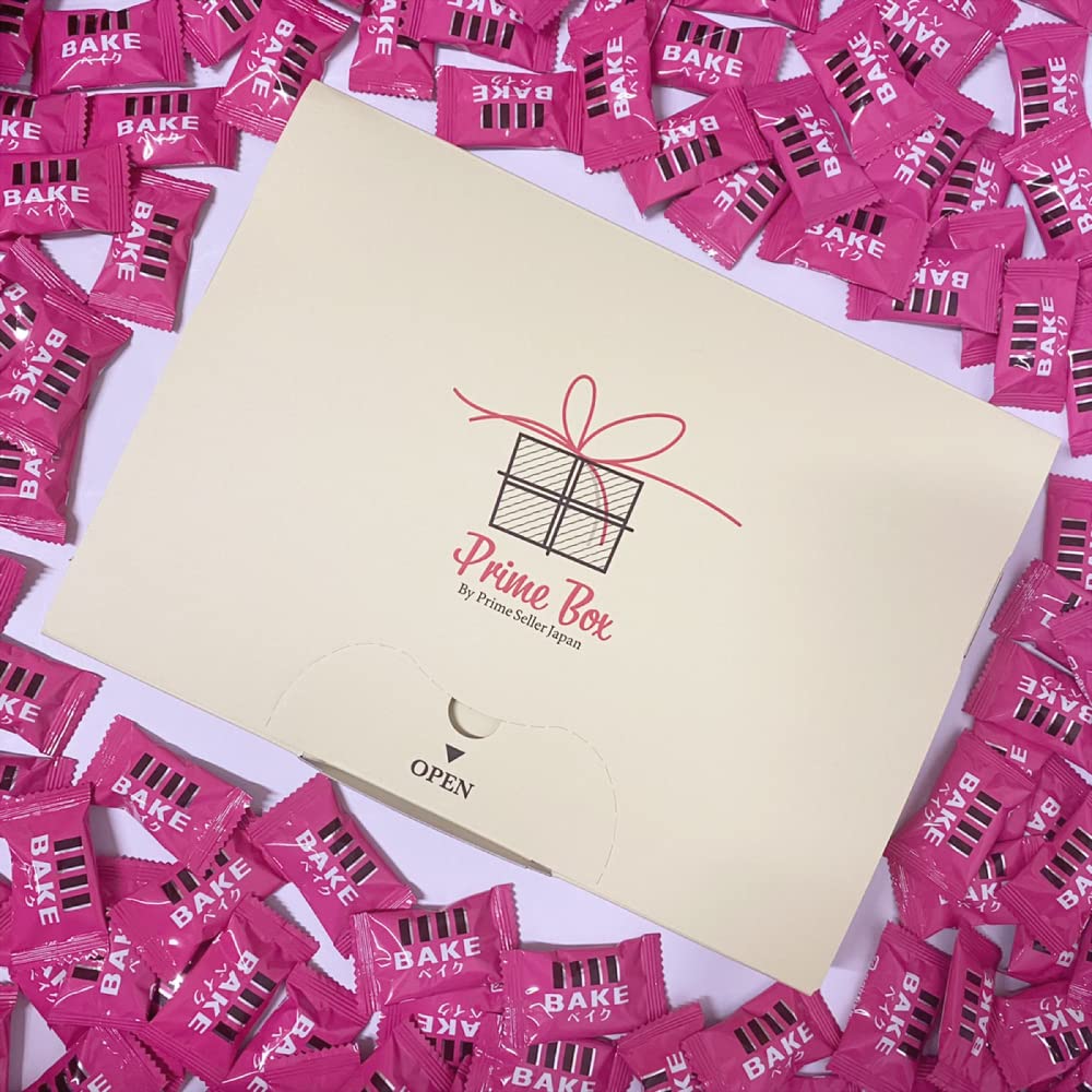 Morinaga Bake Chocolate 70 Bags Gift Box Assortment Large Capacity Set Chocolate BAKE Individually Wrapped Sweets Perfect for Small Gifts and