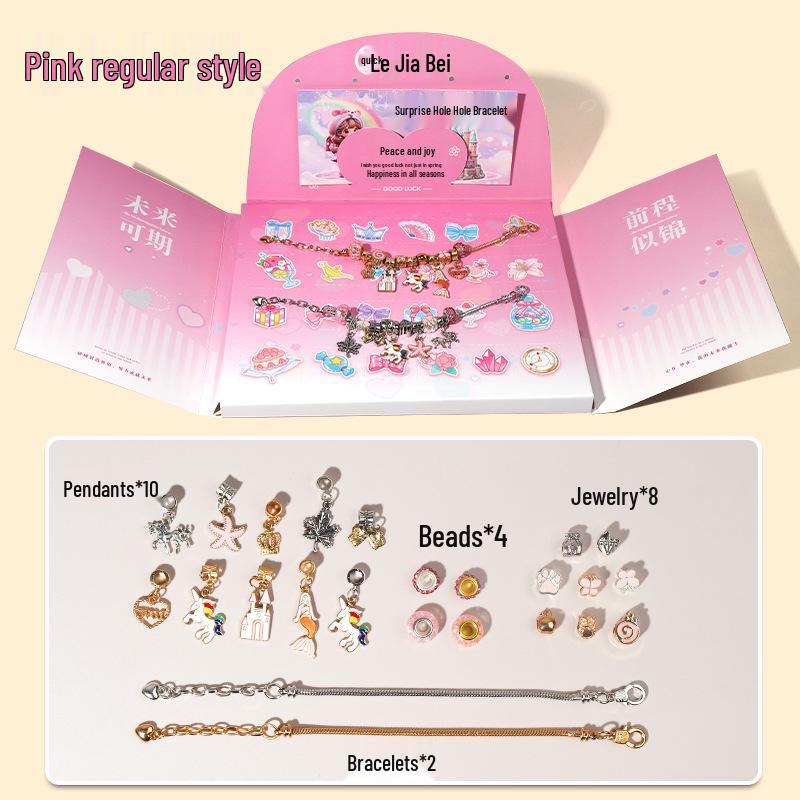 Handmade Princess Beaded Bracelet DIY Kit - Girl's Birthday Gift