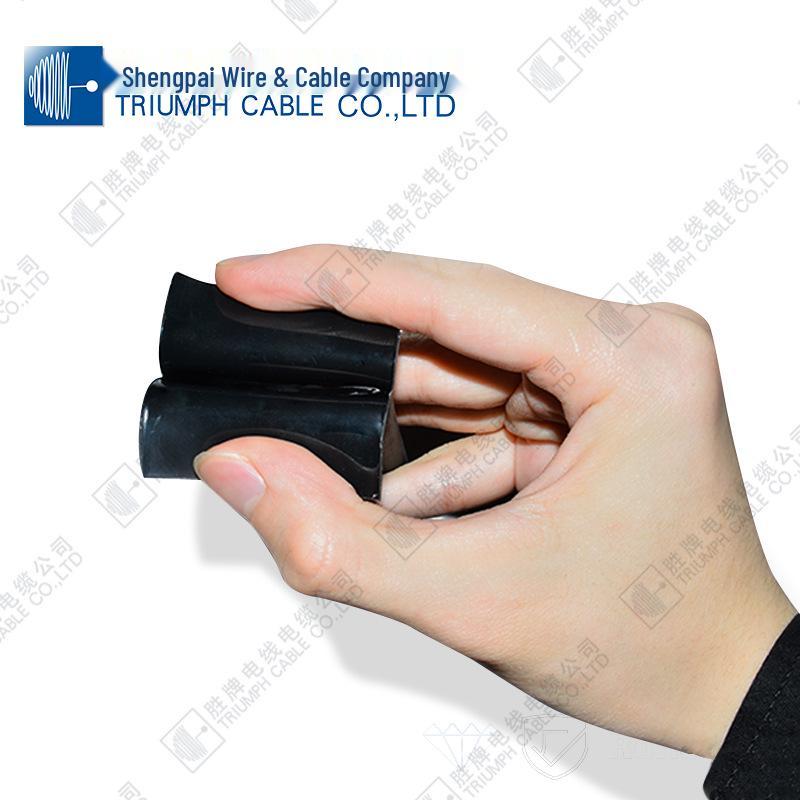 Black Flame Retardant Thickened Double-Wall Heat Shrink Tubing - Waterproof, Wear-Resistant, Insulating Protective Sleeve for Universal Wire Repair.