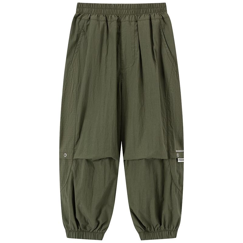 Xiang Han Mu Boys' Summer Lightweight Mosquito-Repellent Outdoor Pants