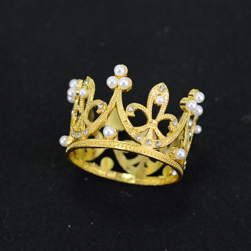 Hollow birthday cake crown tiara love ornament birthday flower decoration accessories crown