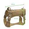 Arm Dog Military Medium Dog Size M King's Anti-Pull Harness, Adjustable, Style, Training, Walking, (Brown)
