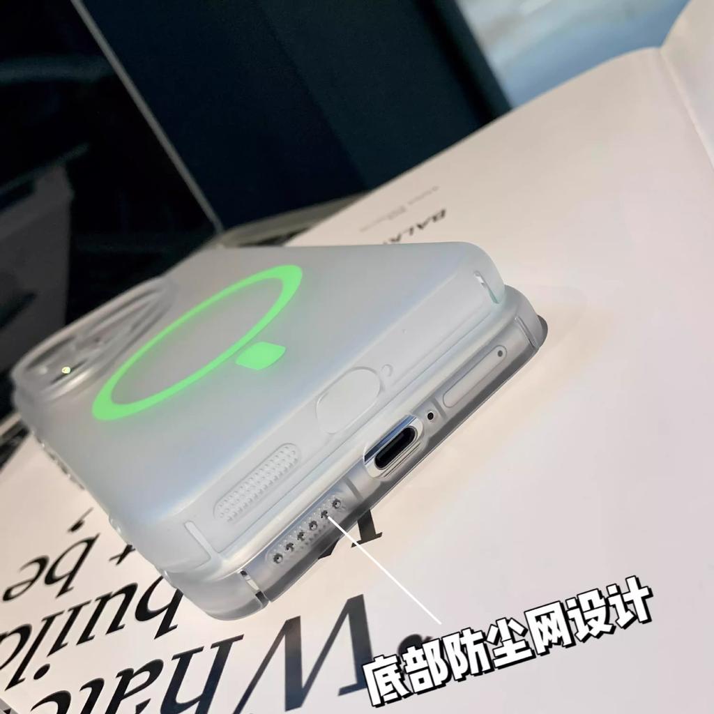 Huawei Mate70pro Magnetische Lumineszierende Handyhülle Eisnebel Pura70U Mattiert Sturzsicher Mt60 Schutzhülle