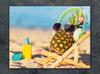 SZKLANA DESKA DO KROEJNIA 30x22 ANANAS