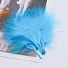 8-12cm Colored Plumas Natural Turkey Marabou Feather Fluffy Plume Wedding Dress Party DIY Decorations Handicraft Accessories