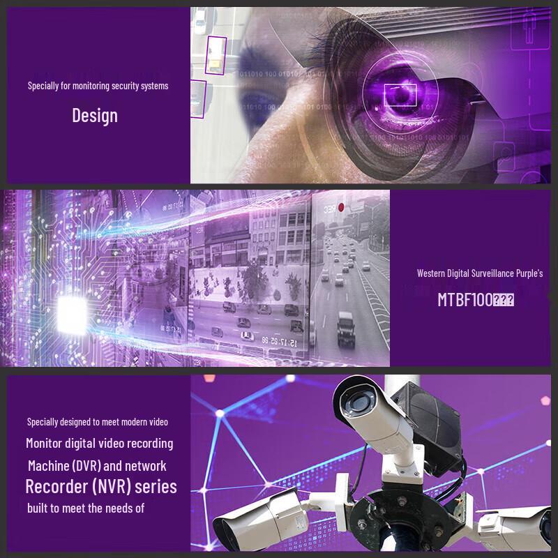Western Digital WD Purple 6TB Surveillance Hard Drive