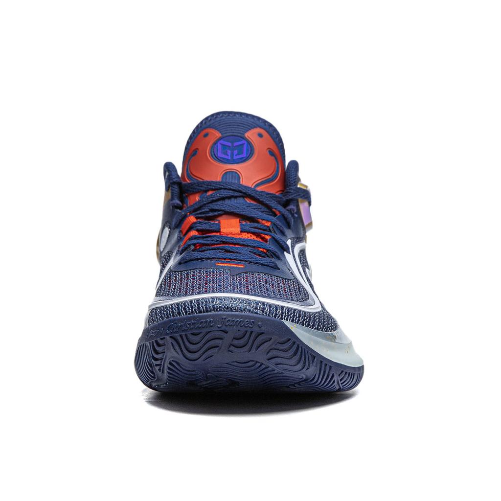 Li Ning CJ 3 Slip Resistant, Abrasion Resistant, Rebound Low top Li Ning BOOM Technology Basketball Shoes Men's Navy ABAU007-3