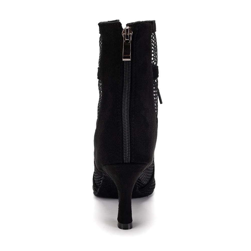 Dames Luxe Schoen Hoge Hak Latijnse Ballroom Salsa Dansschoenen 7,5cm Hak