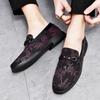 Luxusmarke Metall Schnalle Slipper Herren Hochwertige Business Formelle Schuhe Niedrig Absatz Luxus Casual Echtleder Hochzeitsschuhe