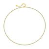 Gold Plated Dainty Mini Rainbow Enamel Bead Station Choker Necklace