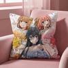 My Teen Romantic Comedy SNAFU Cushion Cover Multi-Scene Pillow Cover for Home & Car - Reversible, Soft & Durable for Daily Use
