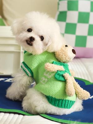 Frühlings- & Winterhundekleidung: Bichon Frise, Pomeranian, Teddy, Kleiner Hunde-Pullover