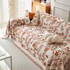 French Style Luxury Vintage Sofa Cover All Season Cat Scratch Proof Universal Slipcover Blanket