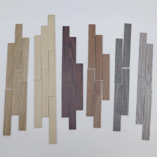 20Pcs Mini Doll Houses Wood Flooring Self-Adhesive Baby House Floor