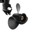 3 Blades Boat Motor Propeller 10 Splines Teeth Right Rotation 10in Pitch Replacement for SUZUKI 8‑20HP Outboard Engines