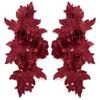 Heavy Lace Lace Applique Colorful Floral Embroidery Trim 3D Embroidered Patch  Clothing Sewing