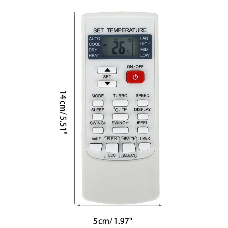 Universelle YKR H/102E Klimaanlagen-Fernbedienung Ersatz-Reparaturteil für YKR-H/002E YKR-H/006E