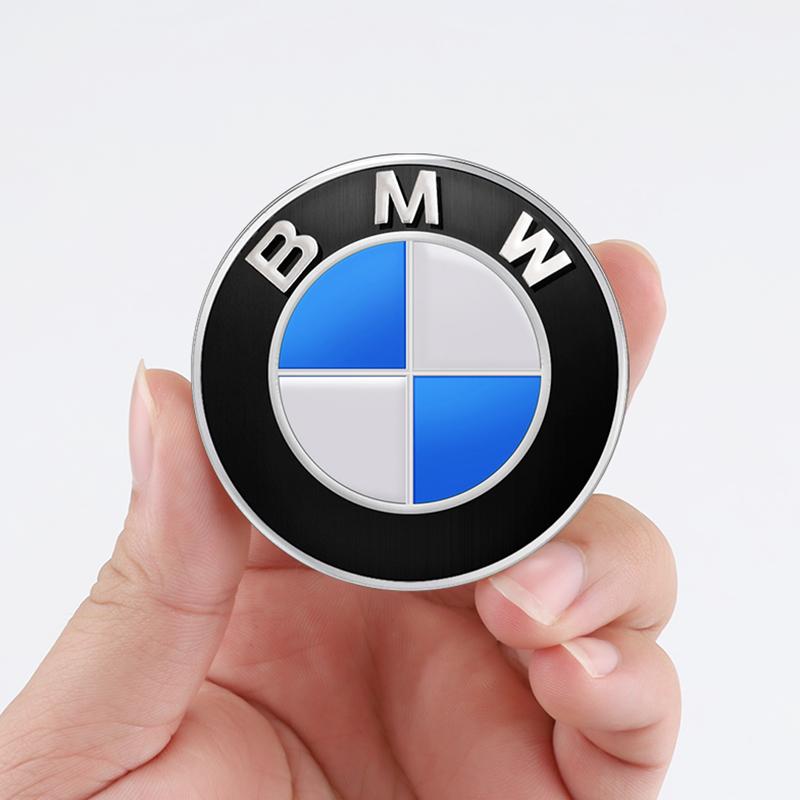 1 Adet 45mm Araba Direksiyon Simidi Rozeti Amblemi Çıkartması Oto Stil İçin BMW E36 E46 E53 E90 E60 E61 E93 E87 X1 X3 X5 X6 F30 F20 F10