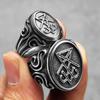 Lucifer Devil Satan Männer Ringe Edelstahl Punk Rock Vintage Coole Sachen Mode-Accessoires Schmuck Für Frauen Geschenk