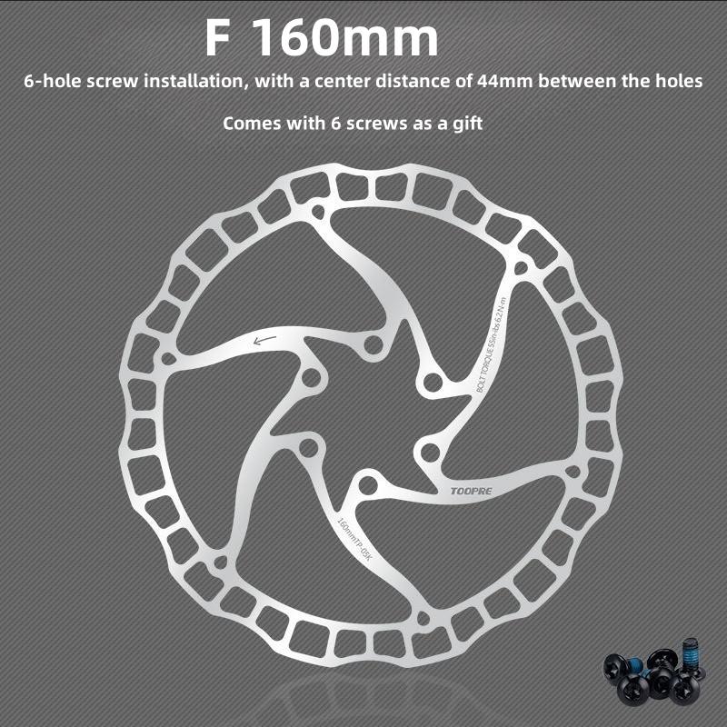Bicycle Disc Brake Rotor 160/180 Thickness 1.8mm Bicycle Rotor Electric Scooter Rotor Bicycle Brake Rotor Bicycle Parts