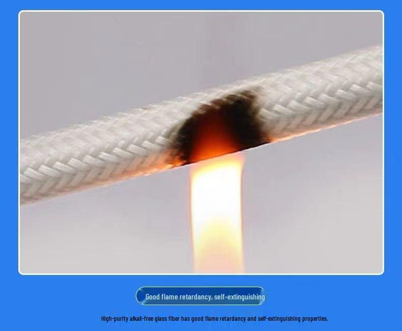 Mica 500° Fireproof Single Core Flame Retardant Electromagnetic Heating Wire - Available in 2/4/6/10 Sq. Options