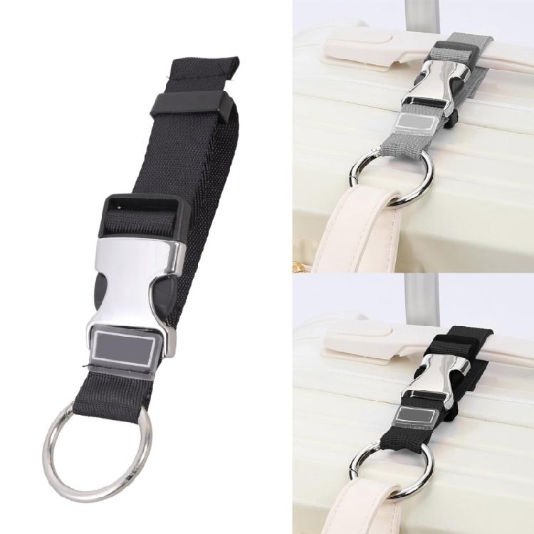 Handfree Luggage Strap with Metal Buckles Travel Suitcase Strap Belt Travel Accessories for Women Men
