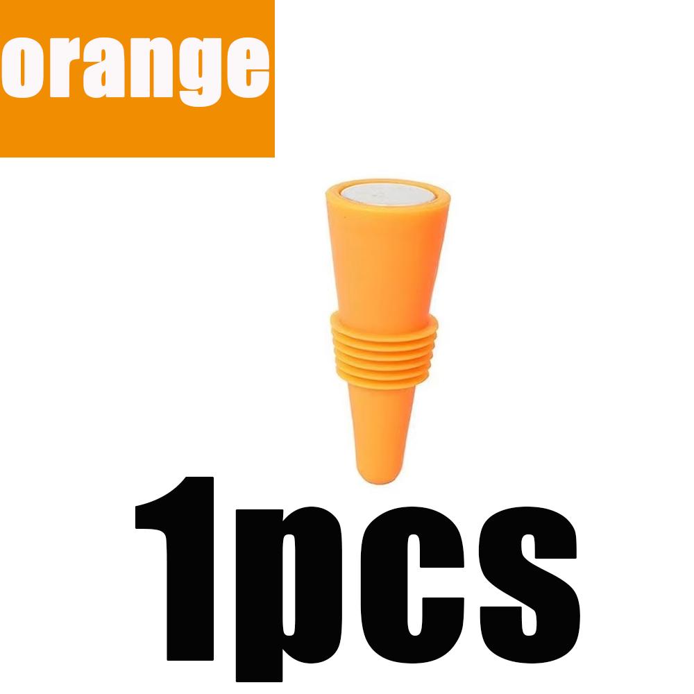 1/2 st Silikon Vinflaska Propp Återanvändbar Läckagesäker Dryck Whisky Öl Champagne Kapsyl Stängare Vinproppar Lock Barer Verktyg