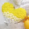 86PCS Yellow White Balloons Garland Arch Birthday Party Decor Balloon Kit Baby Shower Wedding Anniversary Graduation Decoration