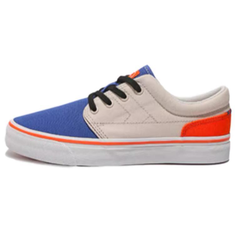 

DECATHLON Vulca 100 Skateboard Longboard Non-Slip Lightweight Low-Top Board Shoes Unisex Blue-Orange 36