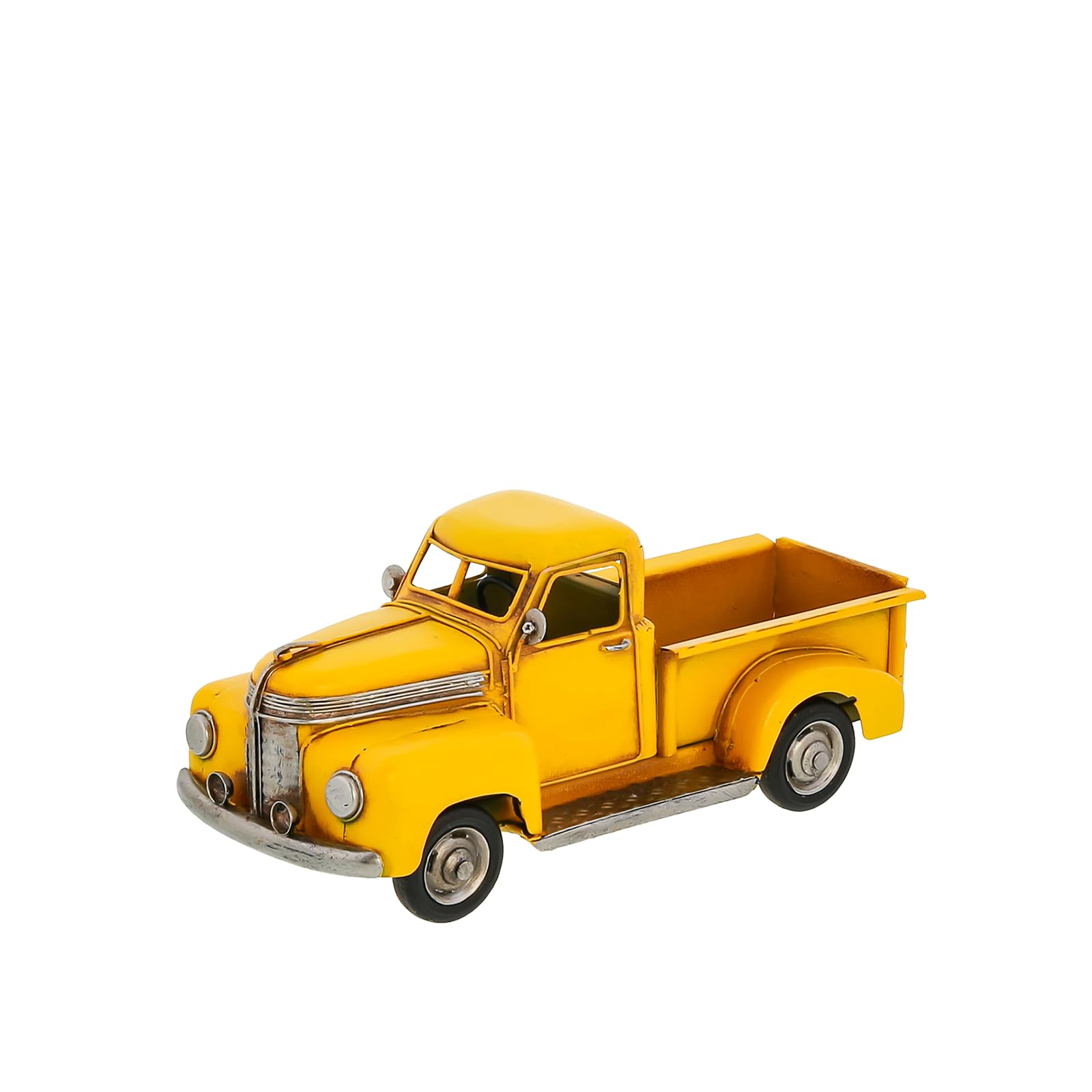 

Benny s Classic Car Interior Goods Large Scale Model 28cm x 12cm x 12cm Stylish Tin Antique Object Truck Yellow RC-021 жёлтый
