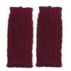 Women Winter Warm Fashion Knitted Arm Fingerless Gloves Outdoor Soft Touchscreen Mittens