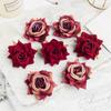 50/100Pcs Artificial Flower Wedding Decor Christmas Wreath Silk Rose Diy Home Vase Outdoor Garden Wall Diy Gift Candy Scrapbook