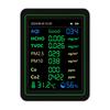Air Quality Tester CO2 HCHO TVOC PM2.5 PM10 Temperature Humidity Sensor TFT Screen Air Quality Detector White