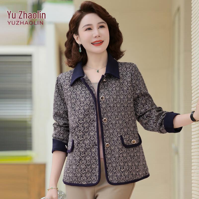 

Yuzhaolin Women s Plaid Lapel Collar Jacket 3XL