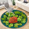 1pc Rose Stained Glass Chair Carpet for Office  Machine Washable Rug for Office,  Good Gift for Family or Friends Yy251225201